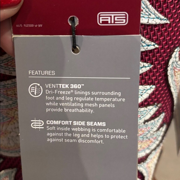 Ariat Pinto VentTEK 360 Dark Tan Distressed White,Leather, horseman,,square toe - Picture 13 of 14